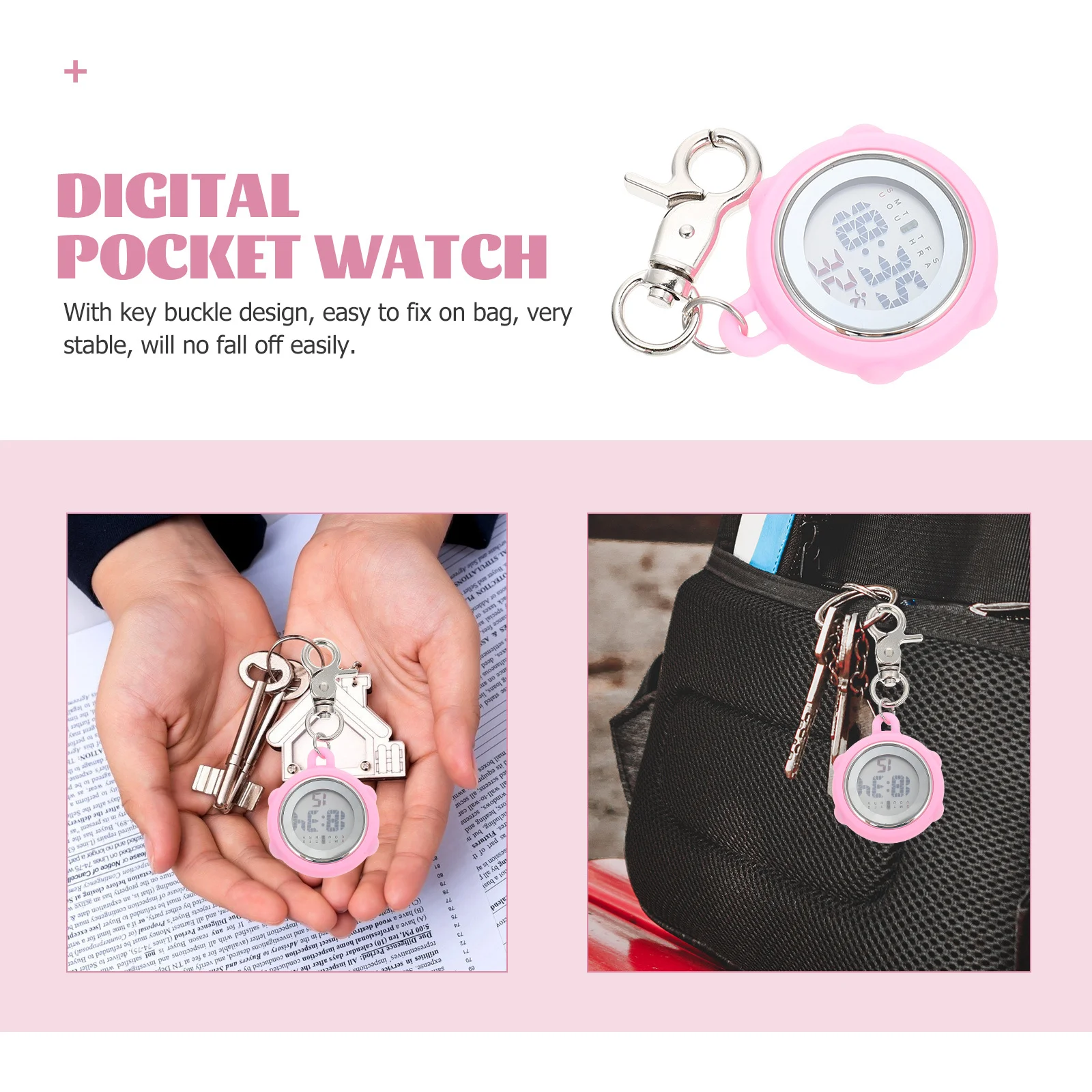 Nursing Student Essentials Watch Clip on Doctor Fob Watch Simple Design Portable Unique Gift Medical Workers