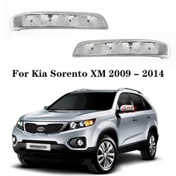 Luz de sinalização LED para Kia Sorento XM, lâmpada de espelho retrovisor lateral, 2009 2010 2011 2012-2014, 87613-2PI0-FC 87623-2PI0-FC