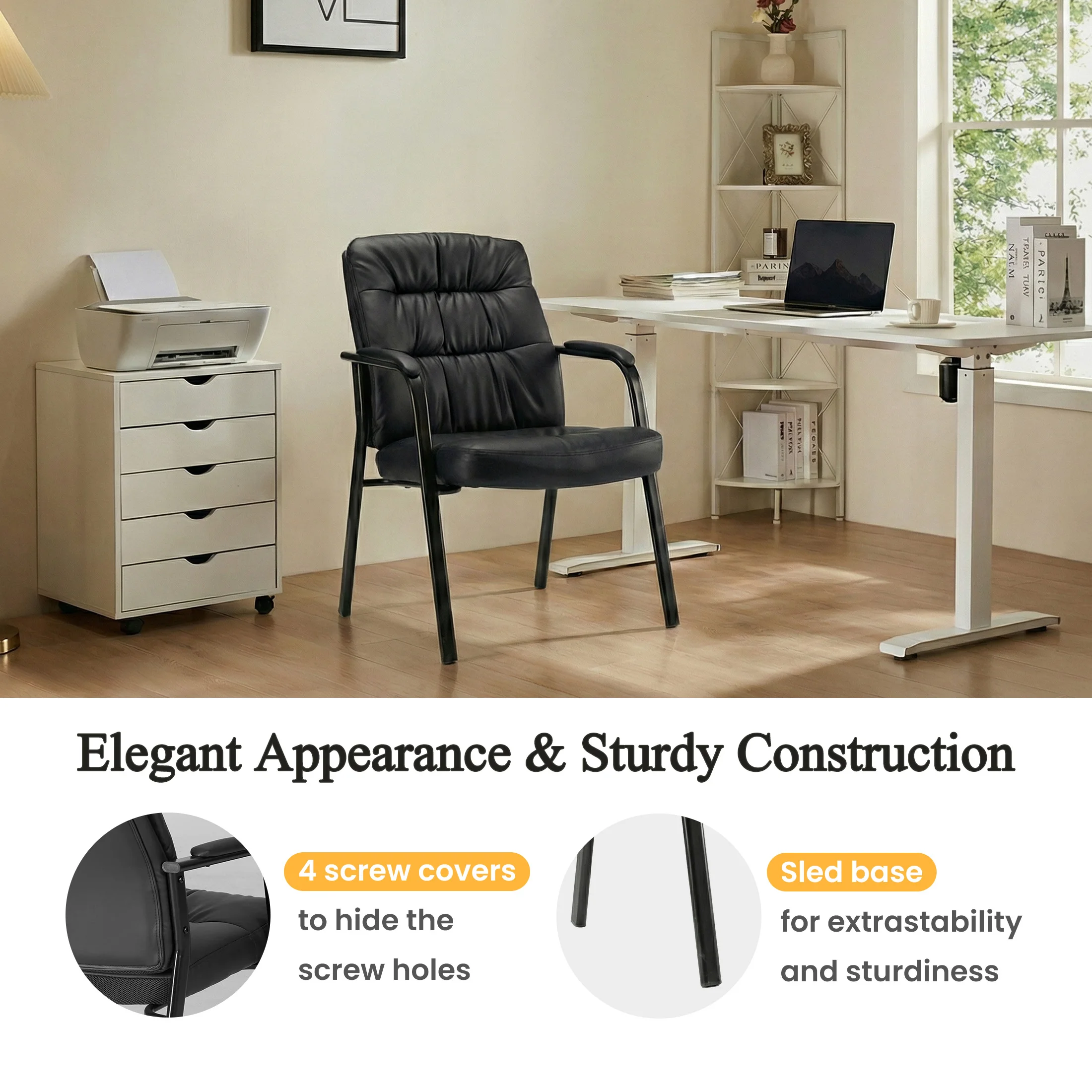 ergonomic office chair front view