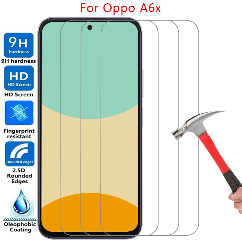 screen protector for oppo a6x protective tempered glass on oppoa6x a 6x 6 a6 x ax6 6ax x6a 5g phone film glas opp opo oppa appo