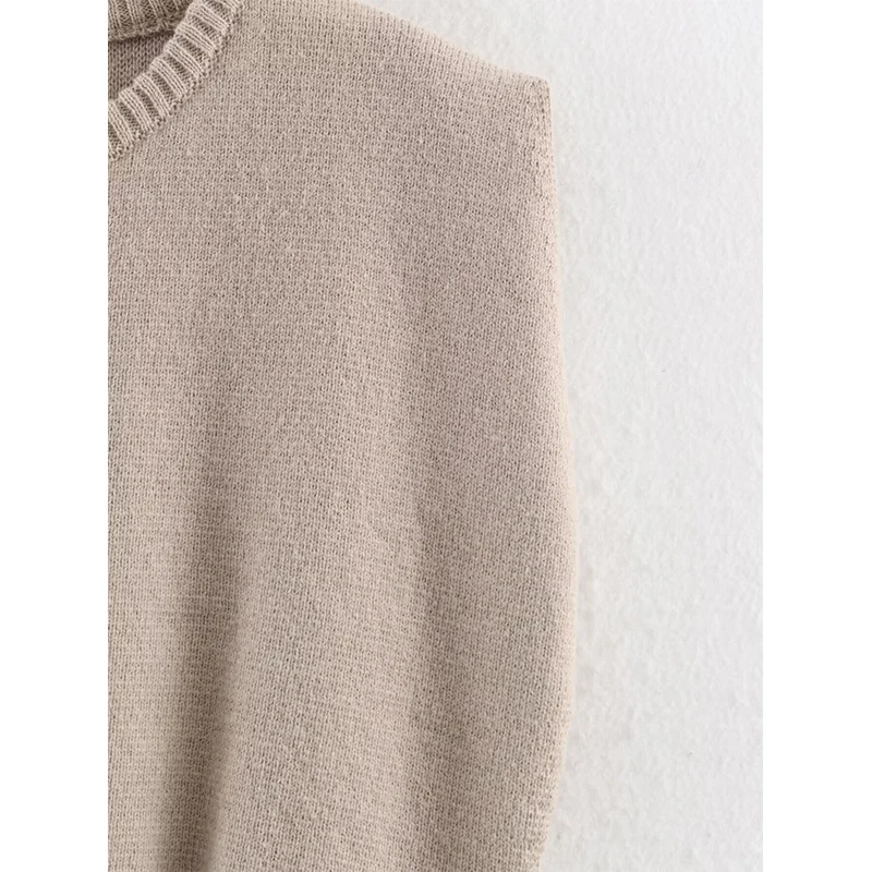 2026 delle nuove donne maglione lavorato a maglia camicetta chic O-collo elegante moda pullover maglione chic gioventù vacanza Joker camicetta lavorata a maglia Top