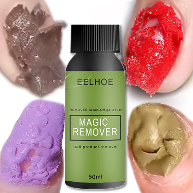 50ml /30/10ml Magic Remover Nail Polish Removal UV Gel Burst Nail Gel Semi Permanent Varnish Polishing Unloading Armor 150ML