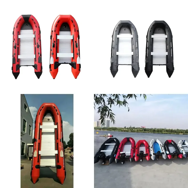 Hot Sells Thickened Inflatable Water Rescue Rubber Motor Boat for 2-7 People