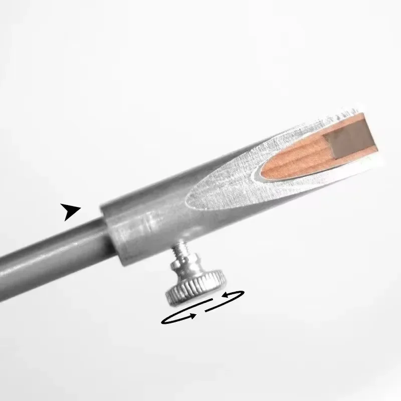 Temperamatite per sopracciglia Matita per sopracciglia Punta per affilare Strumento sottile per forniture per tatuaggi Microblading Accessori per trucco permanente