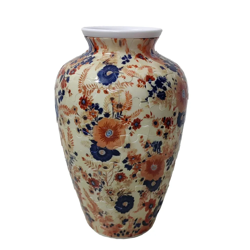 

Creative 3D Puzzle Vase Waterproof Artistic Flower Vase Jigsaw Building Block Arrange Flowers Flower Arrangement Vase