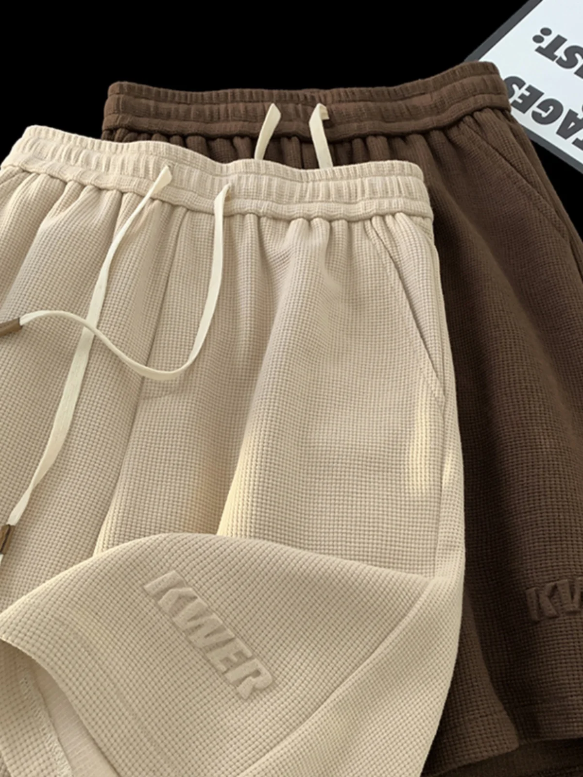 

Мужские летние шорты Hong Kong Sle с вышивкой, тонкие, дышащие, универсальные, длиной до колена, для повседневной носки