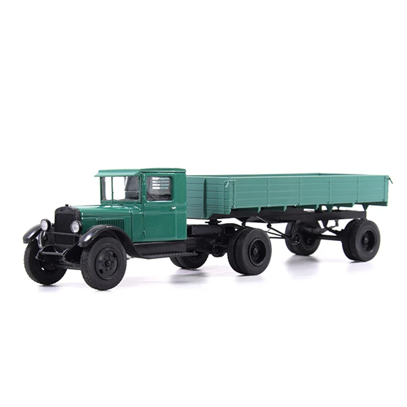 

1:43 Scale Diecast Alloy ZIS-10 Semi Trailer Transport Vehicle Toys Cars Model Classic Adult Collection Souvenir Static Display