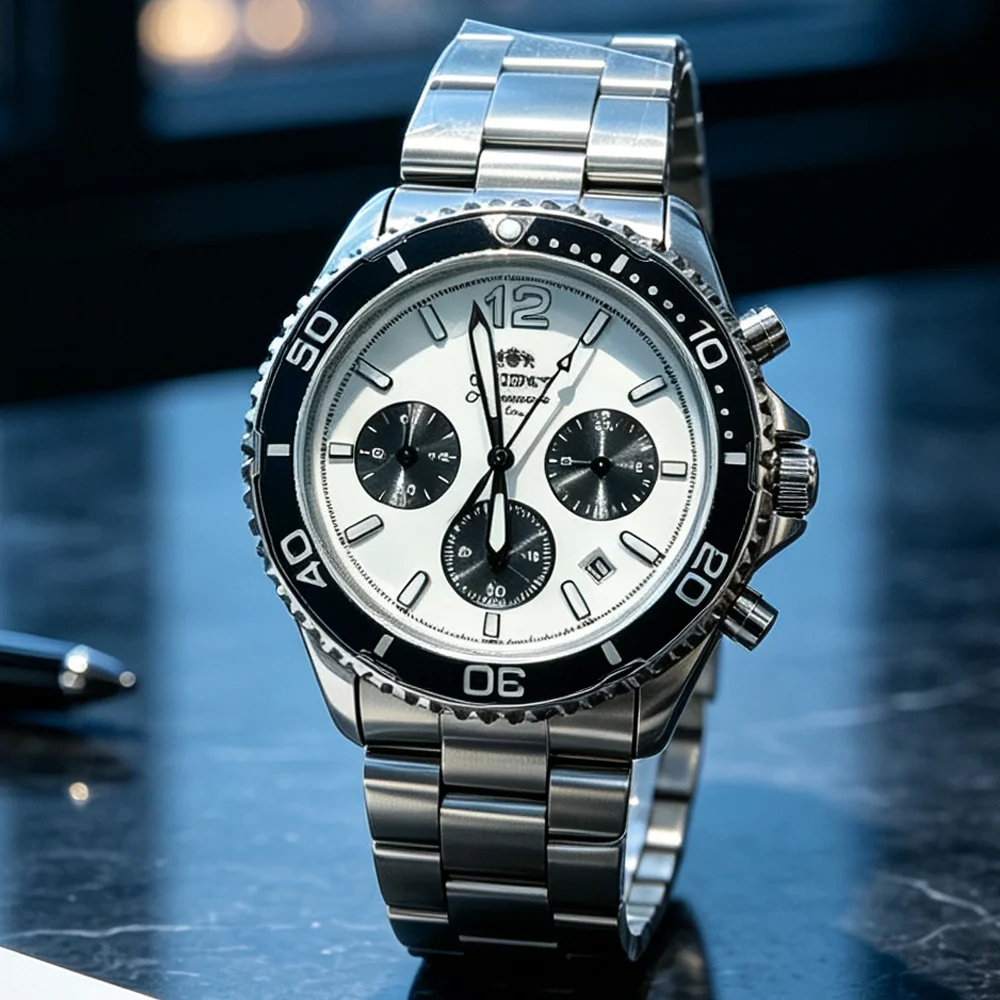 New Top Luxury AAA Orient Original Watches For Mens Multifunctional Chronograph Luminous Auto Date Wristwatch AAA Male Clocks