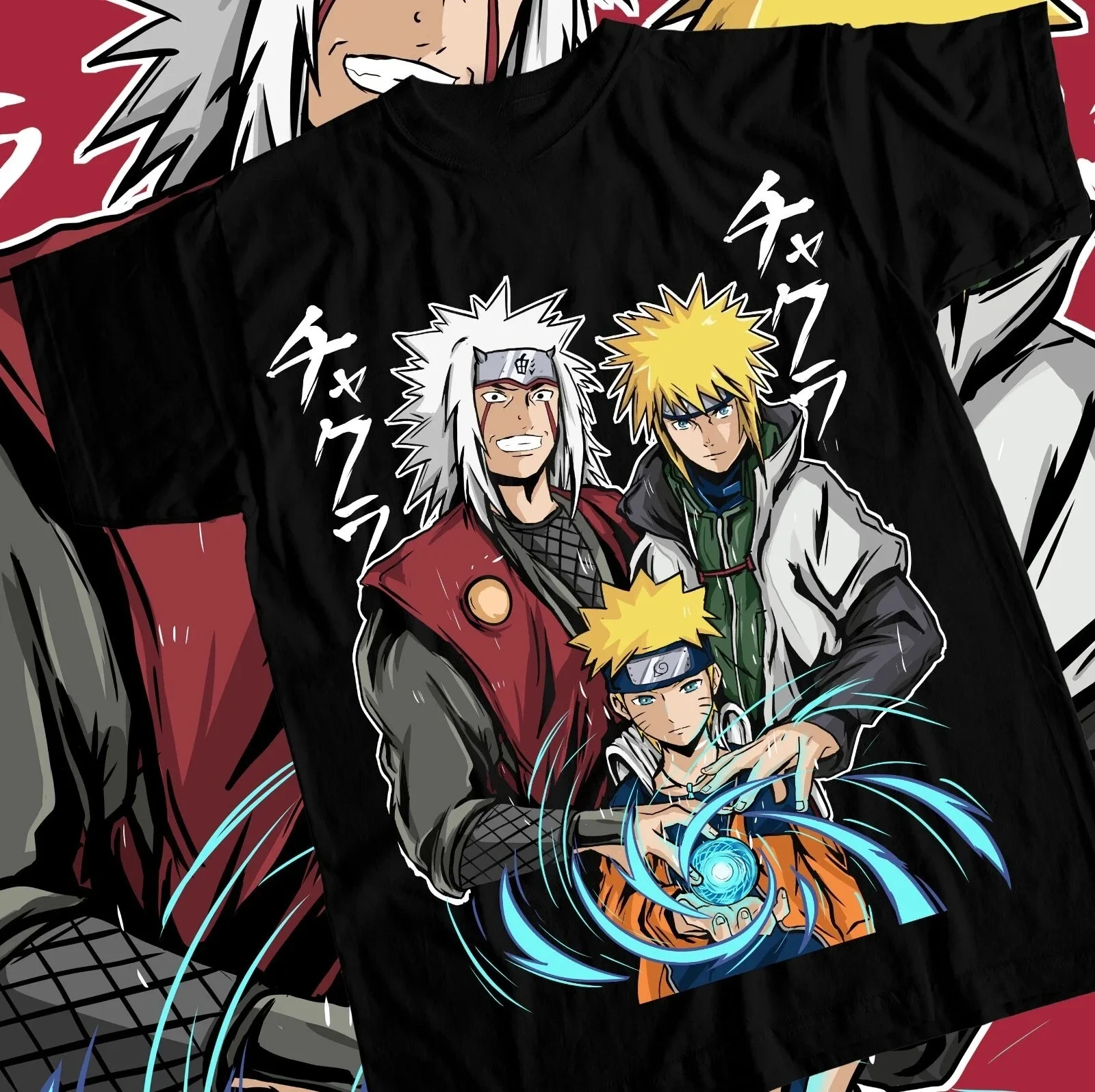 

Summer Naruto Rasengan T-Shirt Itachi Uchiha Jiraiya Anime Manga Style Shirt Style Shirt All Size Animation Authorization