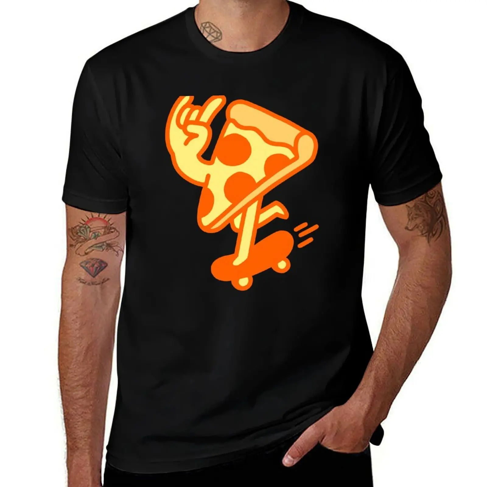 

Rad Pizza T-Shirt printed t shirts for man t shirt man luxury t shirt men 100% cotton luxury brand T-Shirt