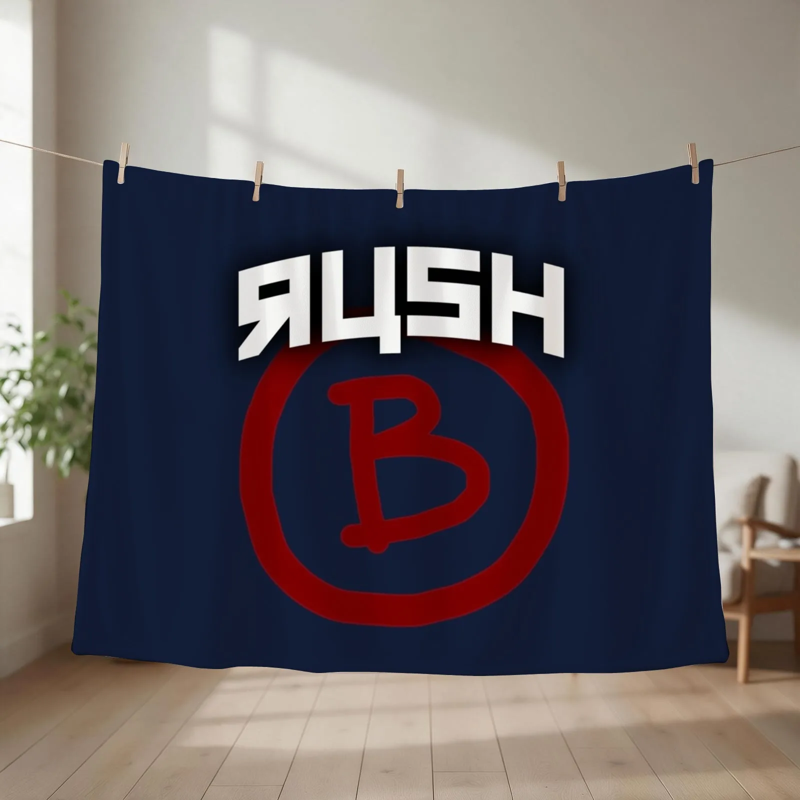 RUSH BCounter Strike Throw Blanket couch cozy soft plush fuzzy picnic outdoor blanket