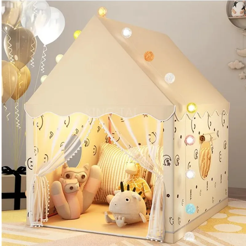 Spielzelt für Kinder, zusammenklappbar, für drinnen und draußen, Kinderspielhaus, Kinder, Jungen, Mädchen, Spielzeug, Zelte, Weihnachten, Geburtstag, Geschenk, Dekoration