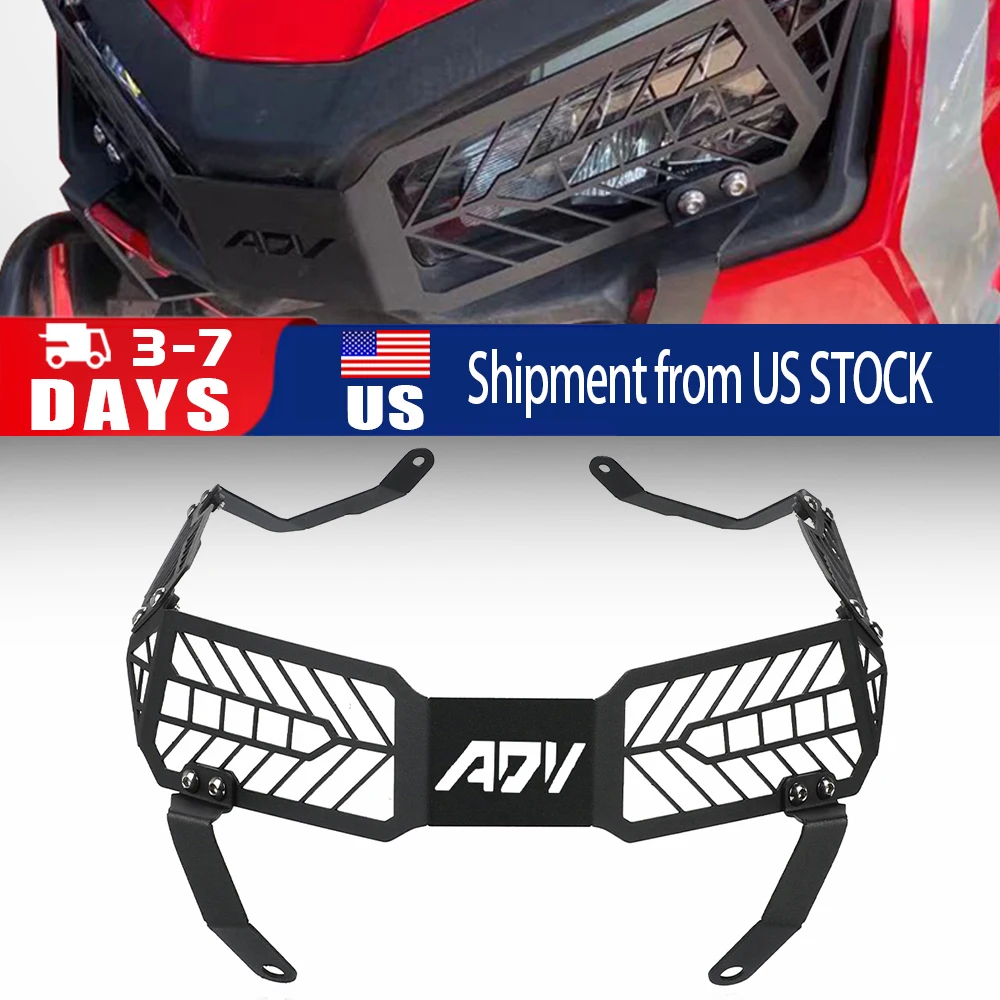 

ДЛЯ HONDA ADV150 ADV 150 160 ADV160 2022 2023 2024 Мотоцикл Adv150 Защитный щиток для фар Защитная сетка для фар Крышка решетки