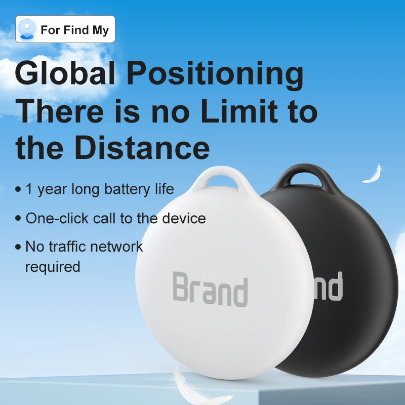 

Новые (только для iOS) AirTags — набор из 4 штук, Bluetooth-трекер для iOS Find My, сменная батарея, устройство для поиска ключей и...