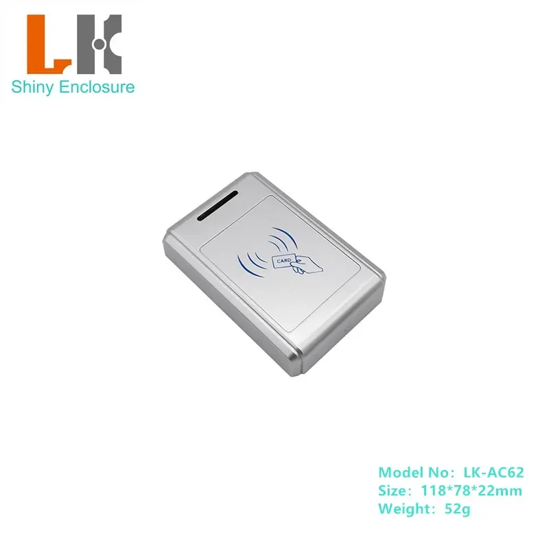 118x78x22mm Plastic Electronics Enclosures PCB Case Para Rfid Smart Home Card Access Control Reader Dispositivo Eletrônico LK-AC62