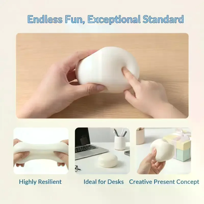 Yogurt Cake Bread Squeeze Toy Stress Relief Slow Rising Ideal for Fidgeting