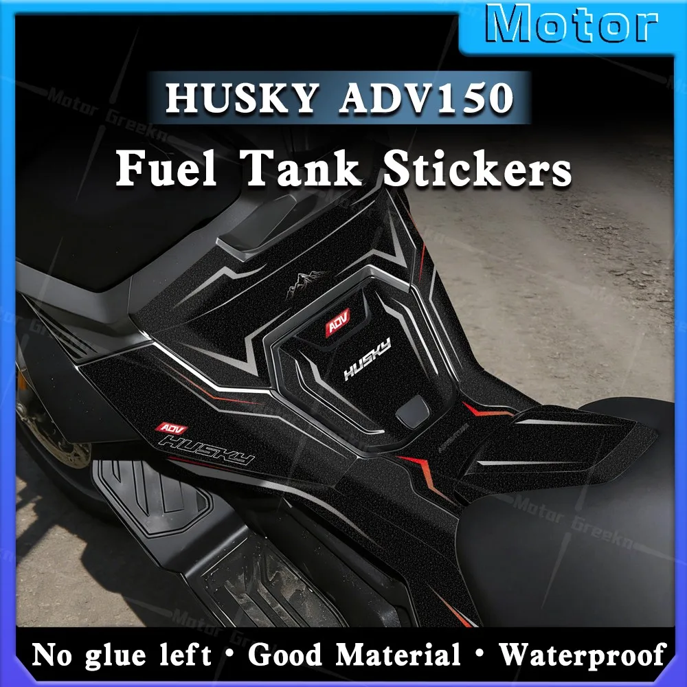 

Scooter Tank Protection Traction Decals Set Motorcycle Tank Pad Stickers Accessories Waterproof For Husky 150 Husky ADV 150