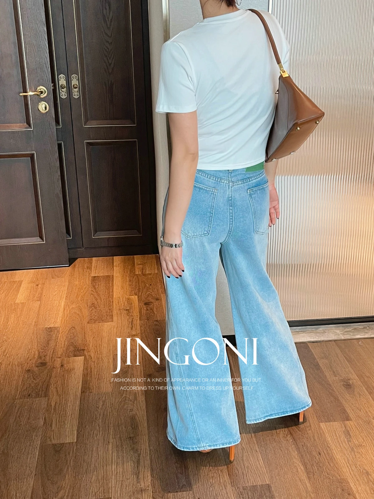 Jeans larghi pantaloni lunghi Y2k abbigliamento donna 2024 estate stile moda coreano nuovi eleganti pantaloni Vintage a vita alta Chic giovanile