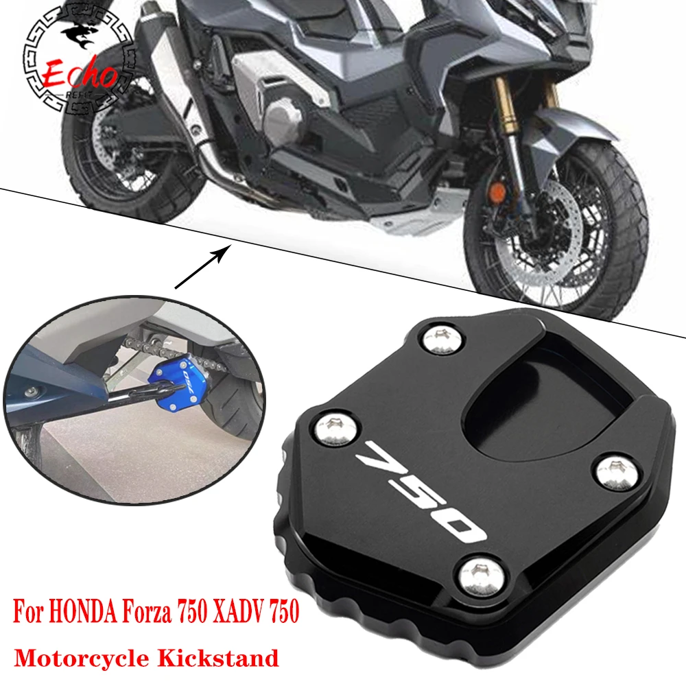 

For HONDA Forza750 XADV750 X-ADV 750 2021-2024 New Motorcycle Accessories Kickstand Foot Side Stand Extension Pad Support Plate