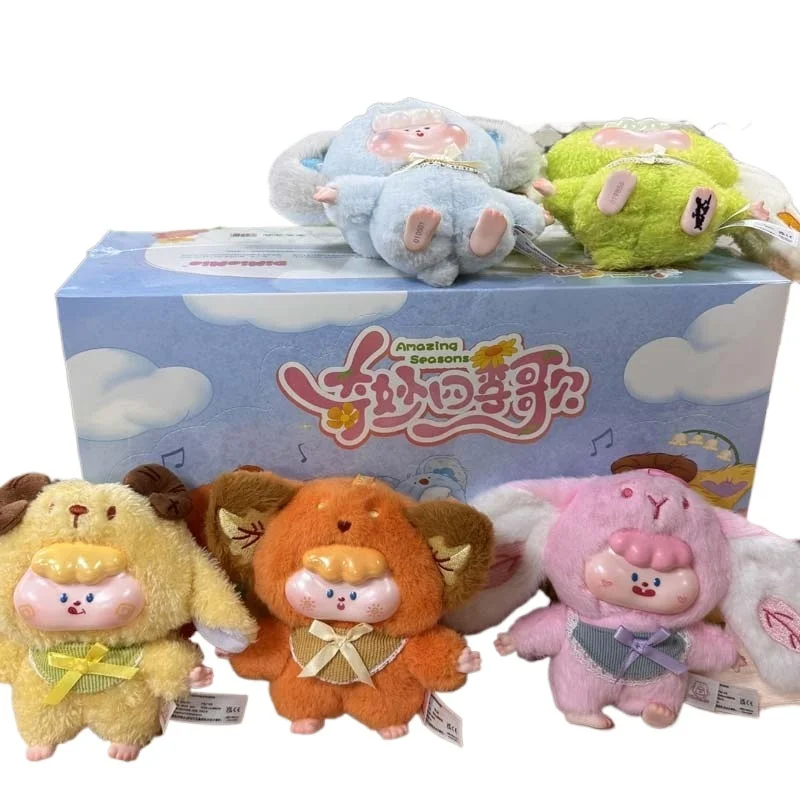 Dimiemei-adorno de caja ciega de la serie Song, regalo femenino hecho a mano de moda, juguete de figura de acción derivada de animación para las cuatro estaciones