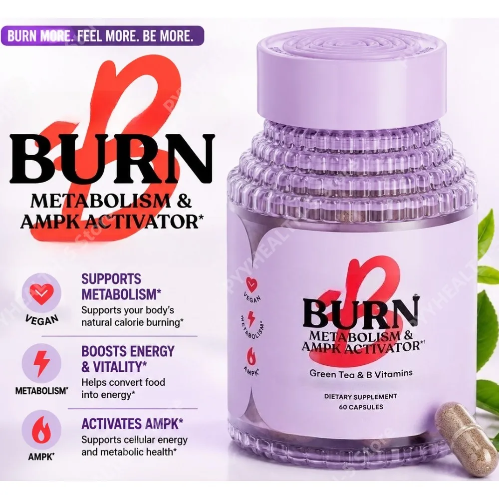 Extracto de Té Verde con Hoja de Gynostemma Jiaogulan, Suplemento de Vitamina B6 B12, Apoyo Diario para el Bienestar, 60 Cápsulas para Hombres y Mujeres