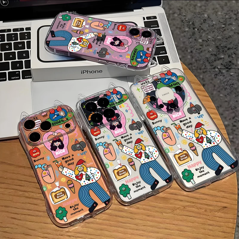 Coque de téléphone Honor Magic 7 Lite motif chat amusant et transparent avec découpes précises, antichoc, mignonne, Funda 7 Lite, Capas