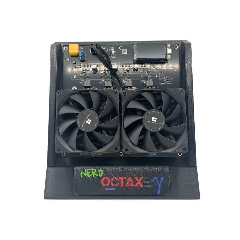 NerdOctaxe 9.6TH/s with 16J/Th high efficiency 160W low power and