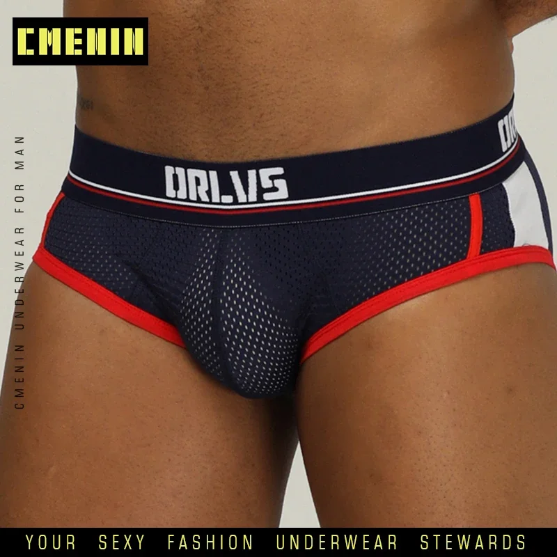 Sexy Men Underwear Male Panties Briefs Cotton Gay Breathable Jockstrap Mens  U Pouch Biniki Underpants Hombre Cuecas OR192