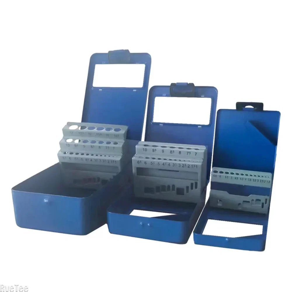 13/19/25Pcs NEW 1.0-13mm Twist Drill Bit Case Portable Empty Conveneint Drill Bit Indexed Storage Case for Drill Bit Organizer