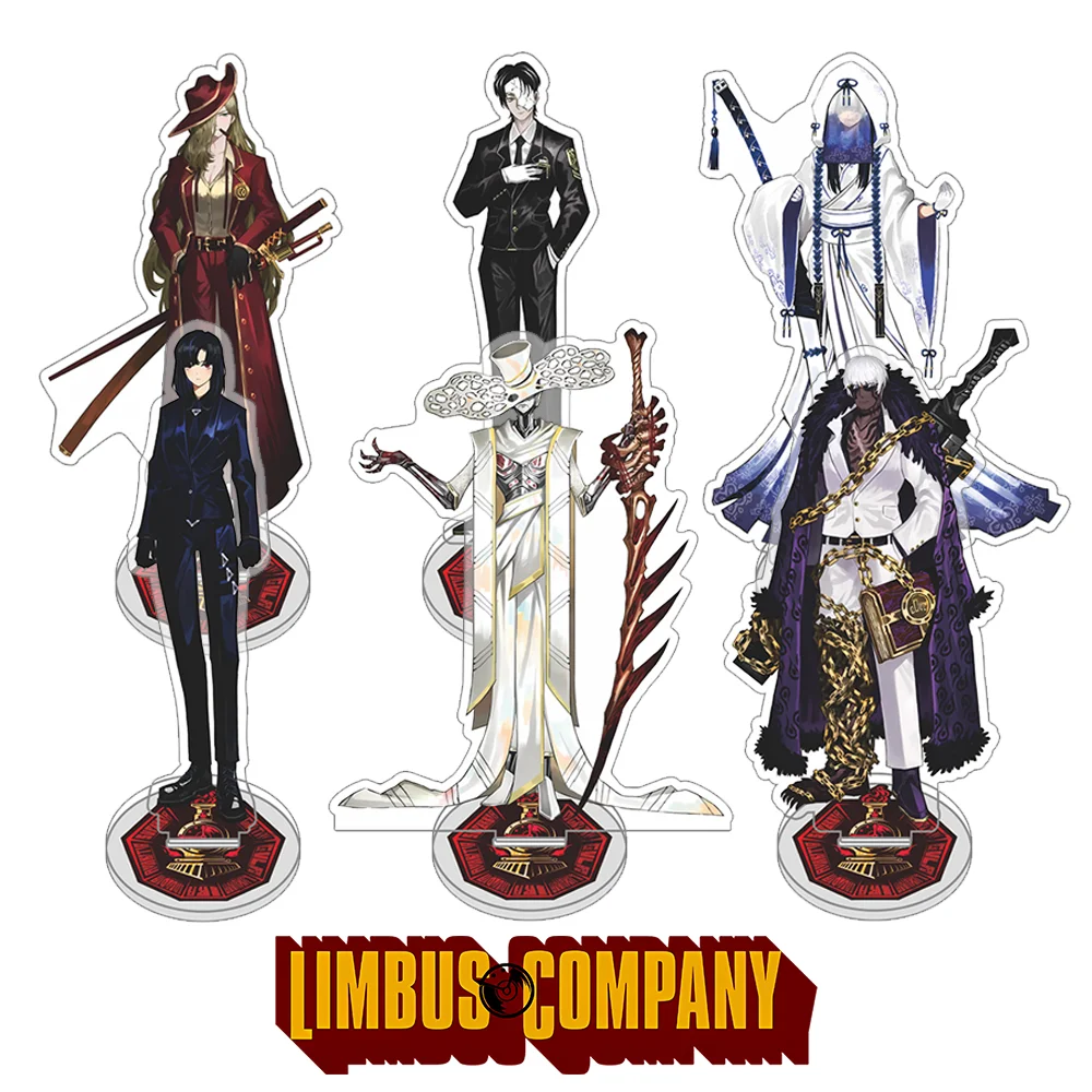 Limbus Company - Novo Lançamento: Chaveiro de Acrílico de 15cm do Jogo, Modelo Colecionável, Decoração e Ornamento - Rien Valencina, Araya, Matthias, Lucio