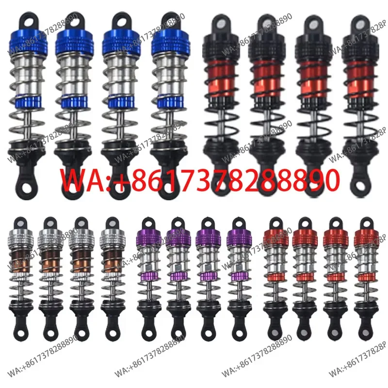 4PCS Weili 1/16 1/14 Metal Hydraulic Shock Absorber Leila Lomejiaxin Universal Shock Absorber Can be equipped