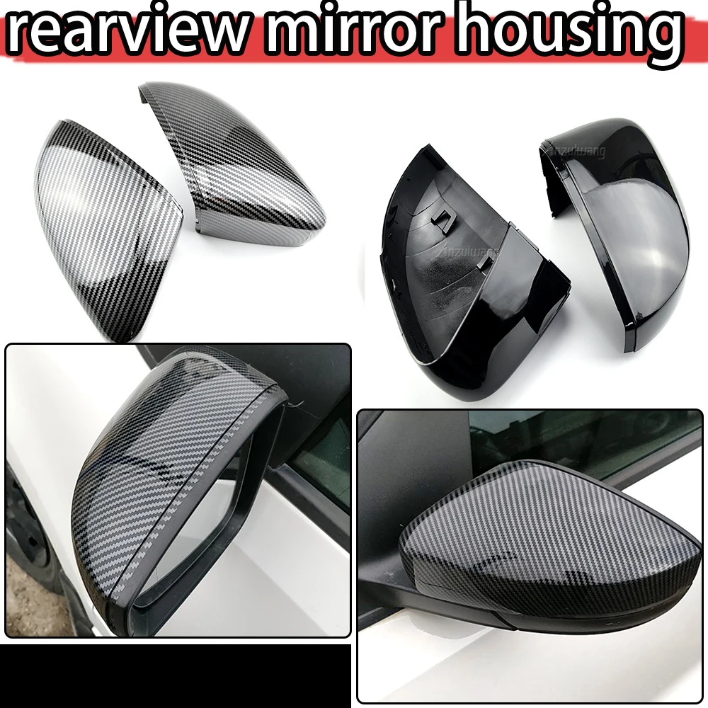 Auto Specchietto retrovisore Tappi di Copertura Per VW Polo 6R 6C Porta Laterale Ala Copertura Dello Specchio Per Volkswagen 2010 2011 2012 2013 2014 2016 2017