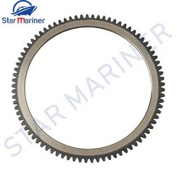 66M-85550 Flywheel Crown Gear Ring For YAMAHA Outboard Motor 4T F9.9 F13.5 F15 66M-85550-10 Parsun PAF15-07070100W Boat Engine