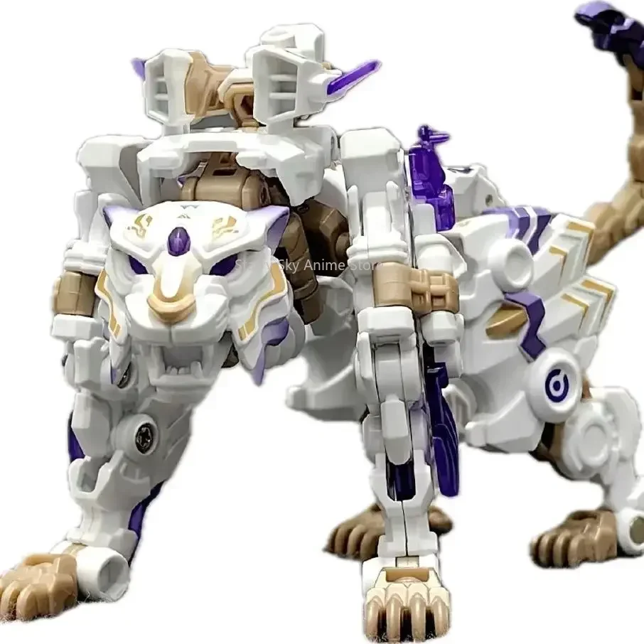 Ib-03 Figure Beastbox White Tiger Action Figures Tiger Transforming Robot Pvc Mecha Cube Conversion Decor Birthday Toys