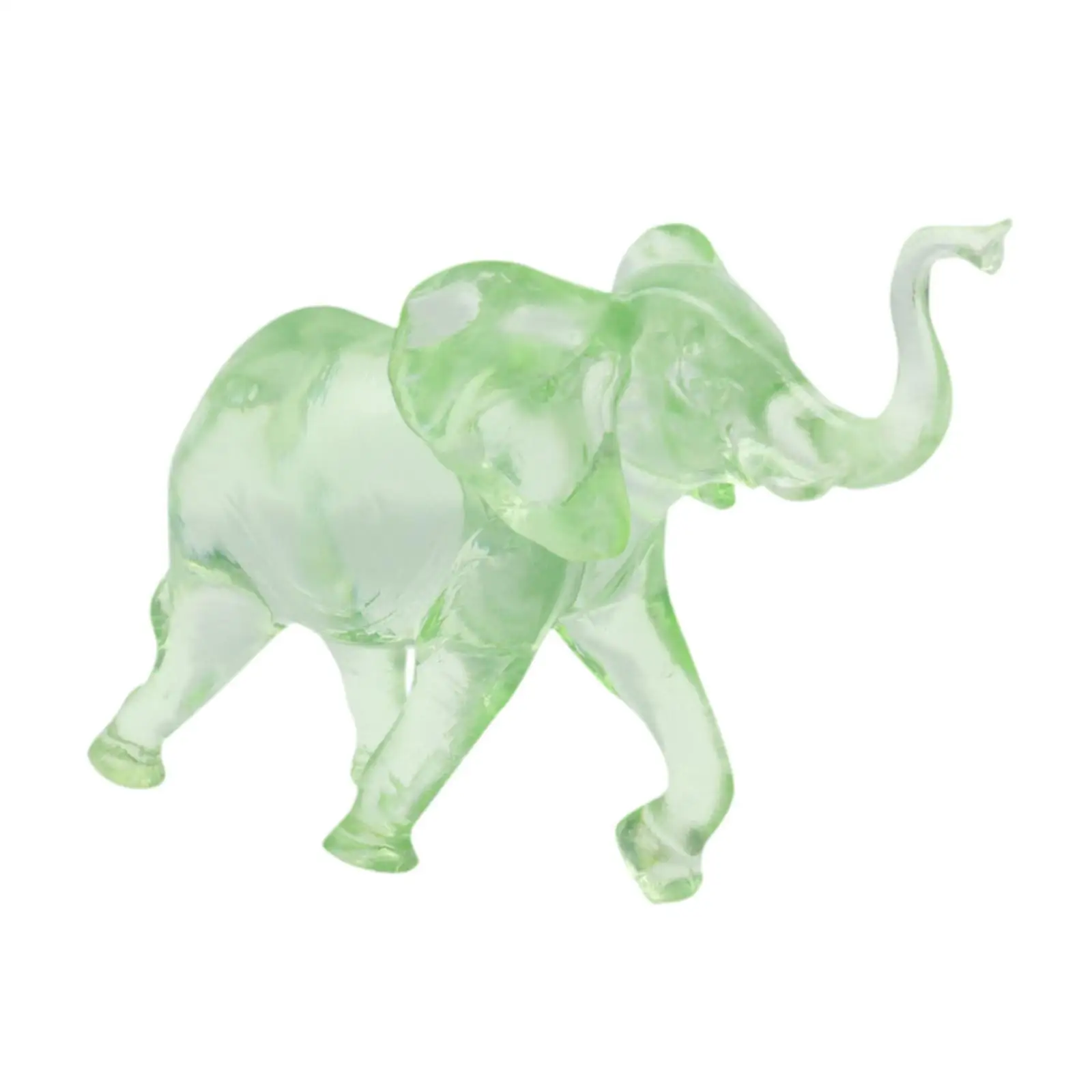 

Elephant Statue Elephant Figurine Collectible Home Decor Artwork Gifts Ornament Elephant Sculpture for Bedroom Desk Bookshelf