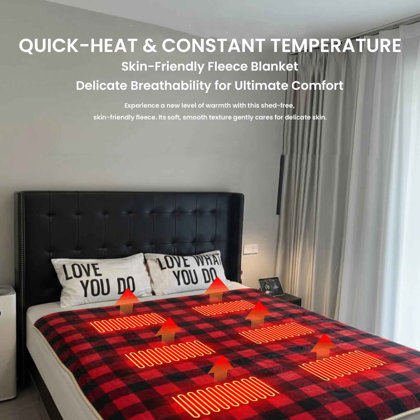 

Camping USB Heating Sleeping Mat with 6 Heating Zones Portable USB Heated Sleeping Bag Pad for Camping Hiking Outdoor Adventures