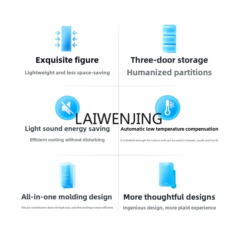 MJY three-door háztartási energy-saving Mélyhűtés valamint Lehűtés ultra-thin mijia kicsi Hűtő készülék