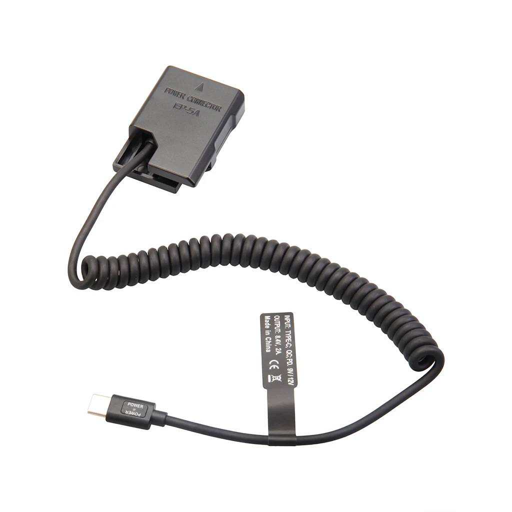 Typ-C PD Dummy-Akku-Kit für Fujifilm Canon Nikon Sony Panasonic, 9V Powerbank zu 7,4-8,4V für Akkuanzeige – Detail 19
