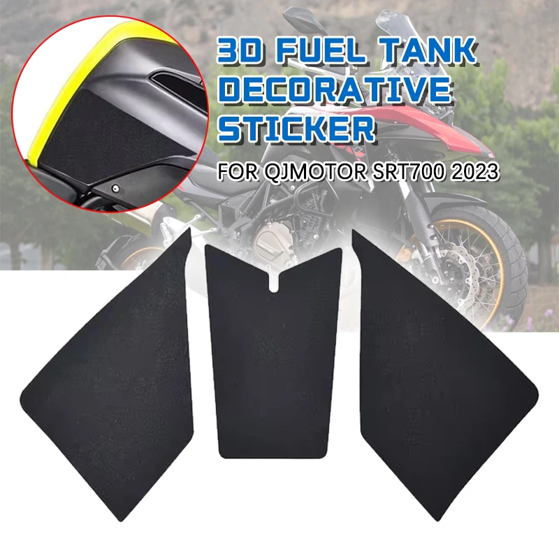 SRT 700 motorfiets accessoires sticker decal gas krasbestendig brandstoftank pad protector case voor qjmotor srt700 2023