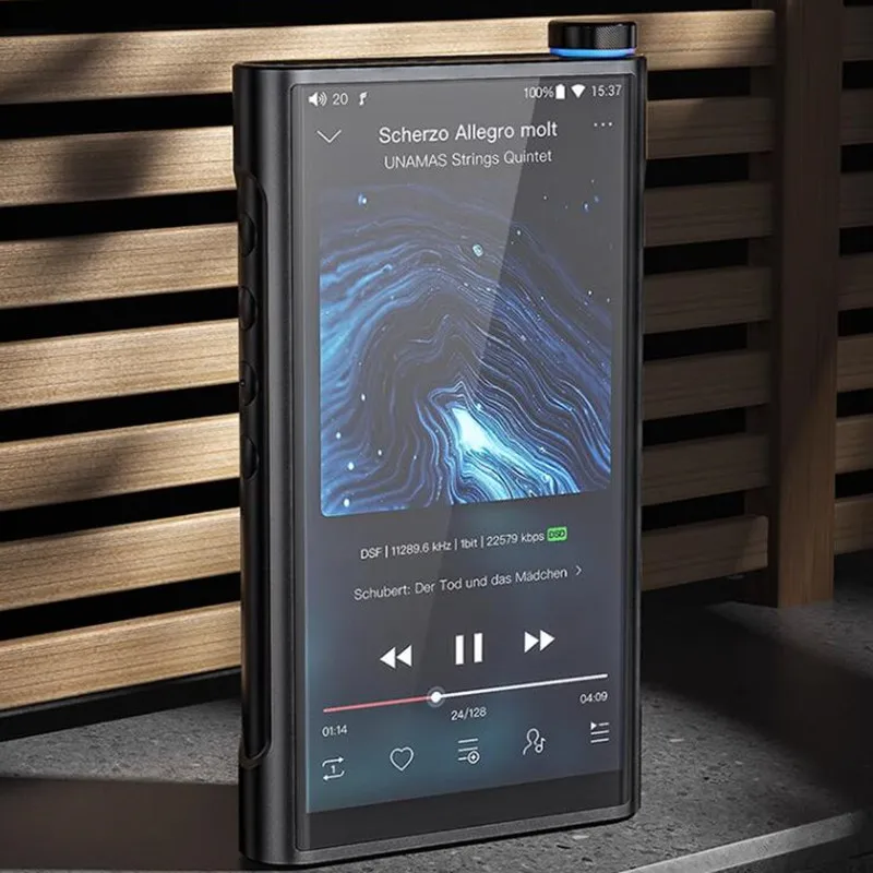 FiiO M15S Music Player Snapdragon 660 with ES9038PRO Hi-Res Android 10 5.5inch MP3 Player WiFi/MQA/Bluetooth 5.0 With DK3S dock