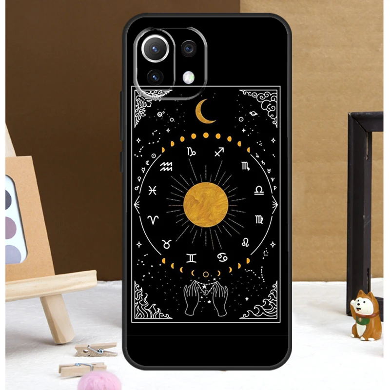 Witches Moon Tarot Case For POCO M6 X3 X5 X6 Pro F3 F5 M5s Cover For Xiaomi 13T 12T 11T 14 Pro 12 13 Lite Case