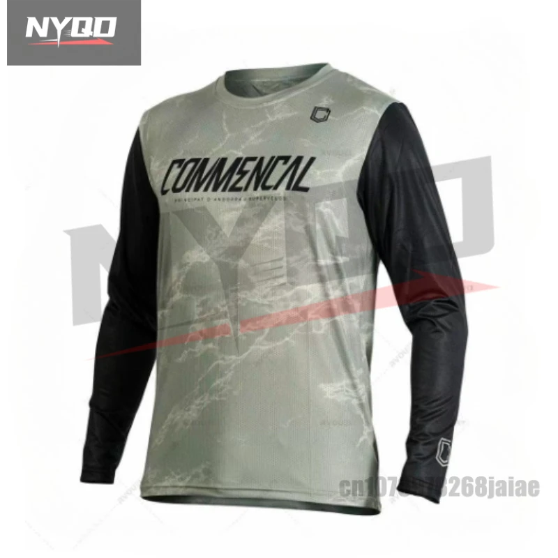 

Commencal Downhill Jerseys Men Long Sleeves MTB Bike Shirts Offroad DH Motorcycle Jersey Motocross Sportwear Clothing Jersey