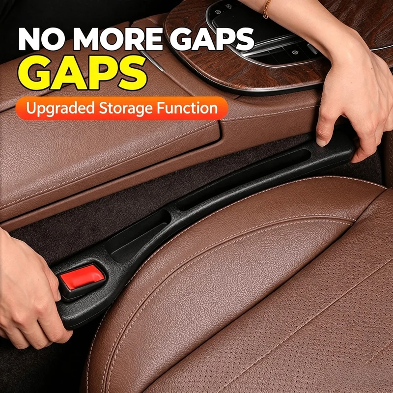 Car Seat Gap Filler Leak Proof Side Seam Plug Strip MCar Seat Gap Fiultifunctional Phone Wallet Holder Universal Car Accessories