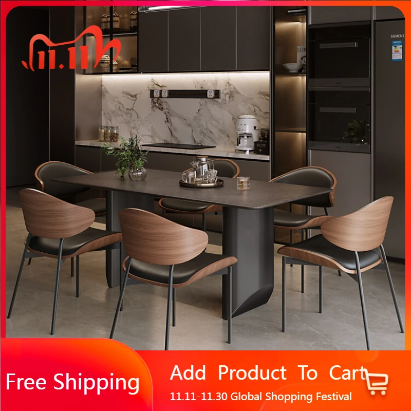 

European Light Luxury Dining Table Aesthetics High Quality Unusual Restaurant Table Modern Simple Mesas De Jantar Home Furniture