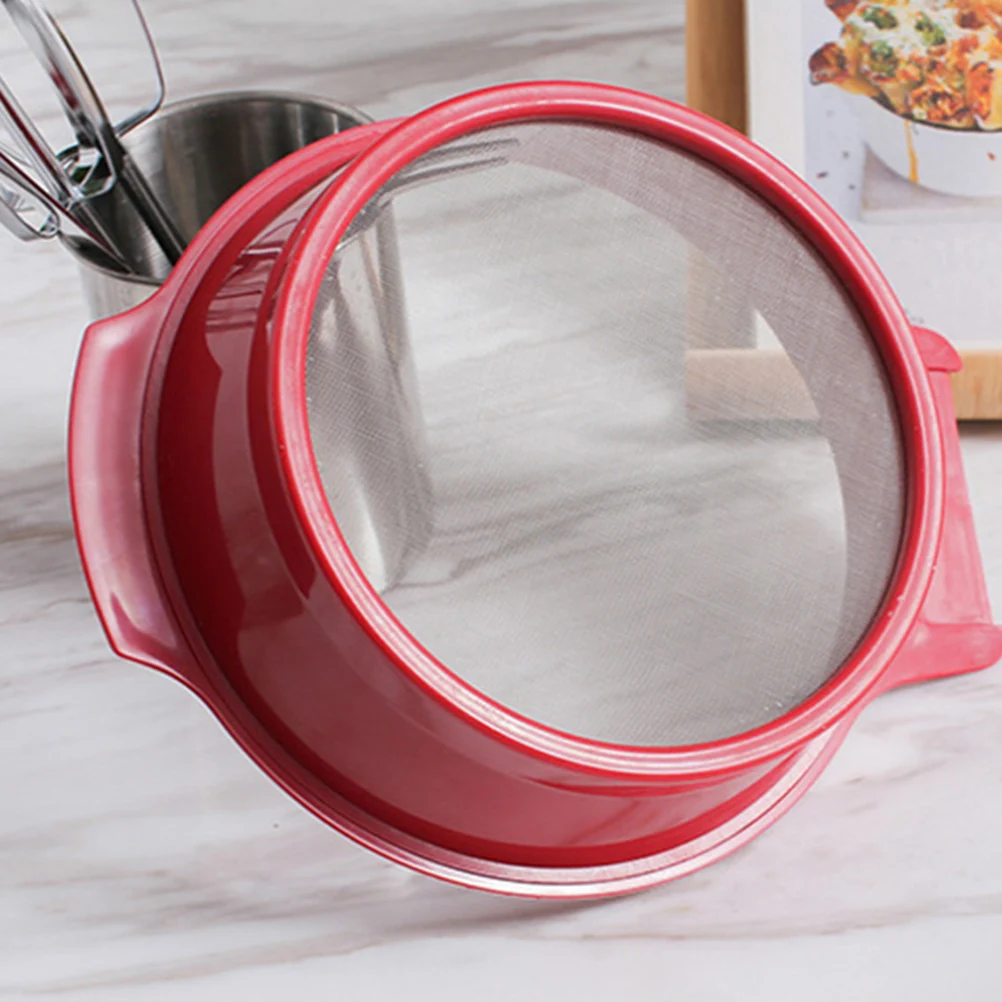 

Handheld Flour Sifter Lightweight Rust Resistant Powder Sieve For Baking Cake Cookie Pizza Dough Kitchen Gadget Home Restaurant