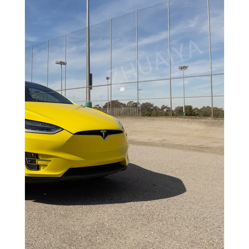 

ZHUAIYA Gloss yellow Vinyl Wrap film wrapping film bright roll quality Warranty covering film voiture