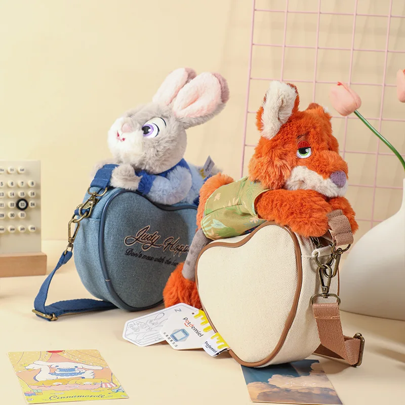 Disney Zootopia Judy Nick Śliczny plecak na ramię, prezent urodzinowy
