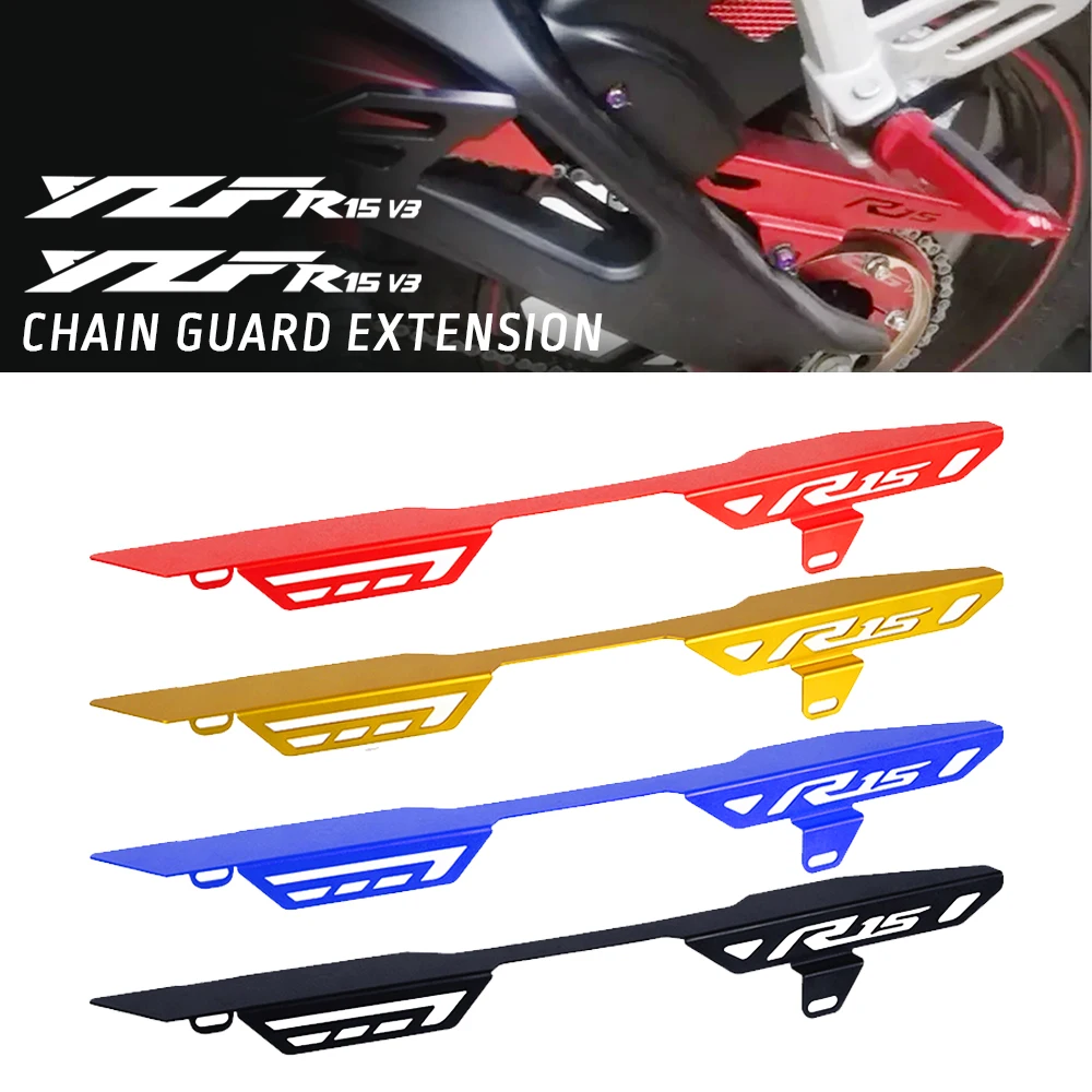 

FOR YAMAHA YZF R15 V3 YZF-R15 V3 R15V3 2017 2018 2019 2020 Motorcycle Extension Chain Guard Chain Cover Protection 2021 2022 23