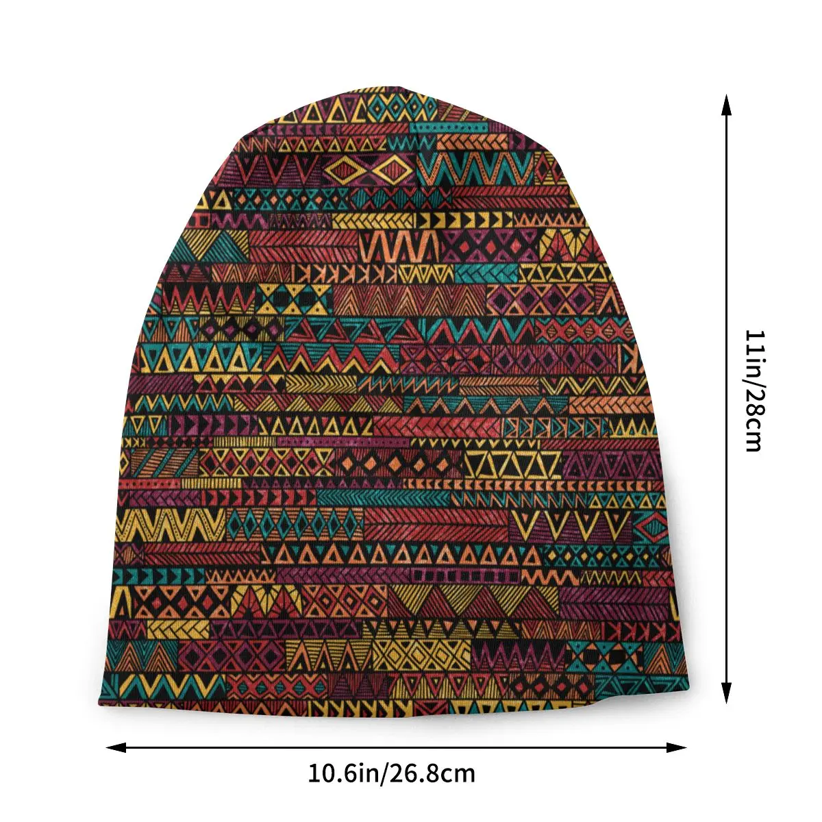 Ethnic Style Skullies Beanies Hat Summer Unisex Outdoor Cap Warm Multifunction Bonnet Knitted Hat