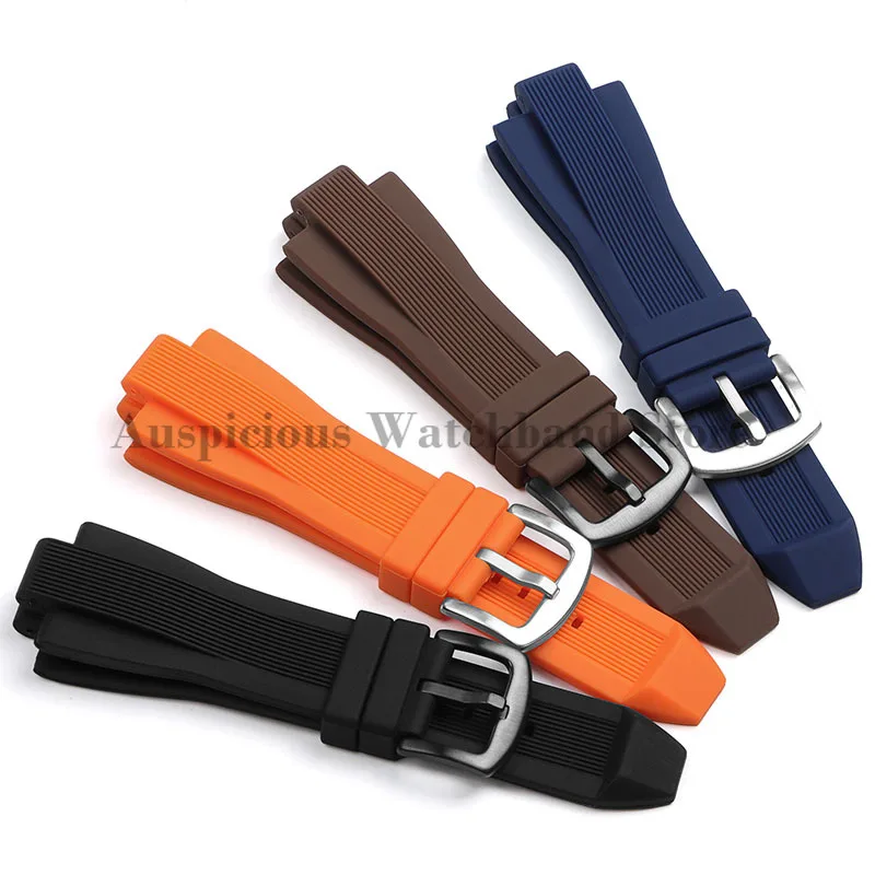 13X29mm Soft Silicone Watchband for Michaol Kors MK8184 MK8729 MK9020 MK8152 MK9020 Watch Accessories Men\'s Watch Strap